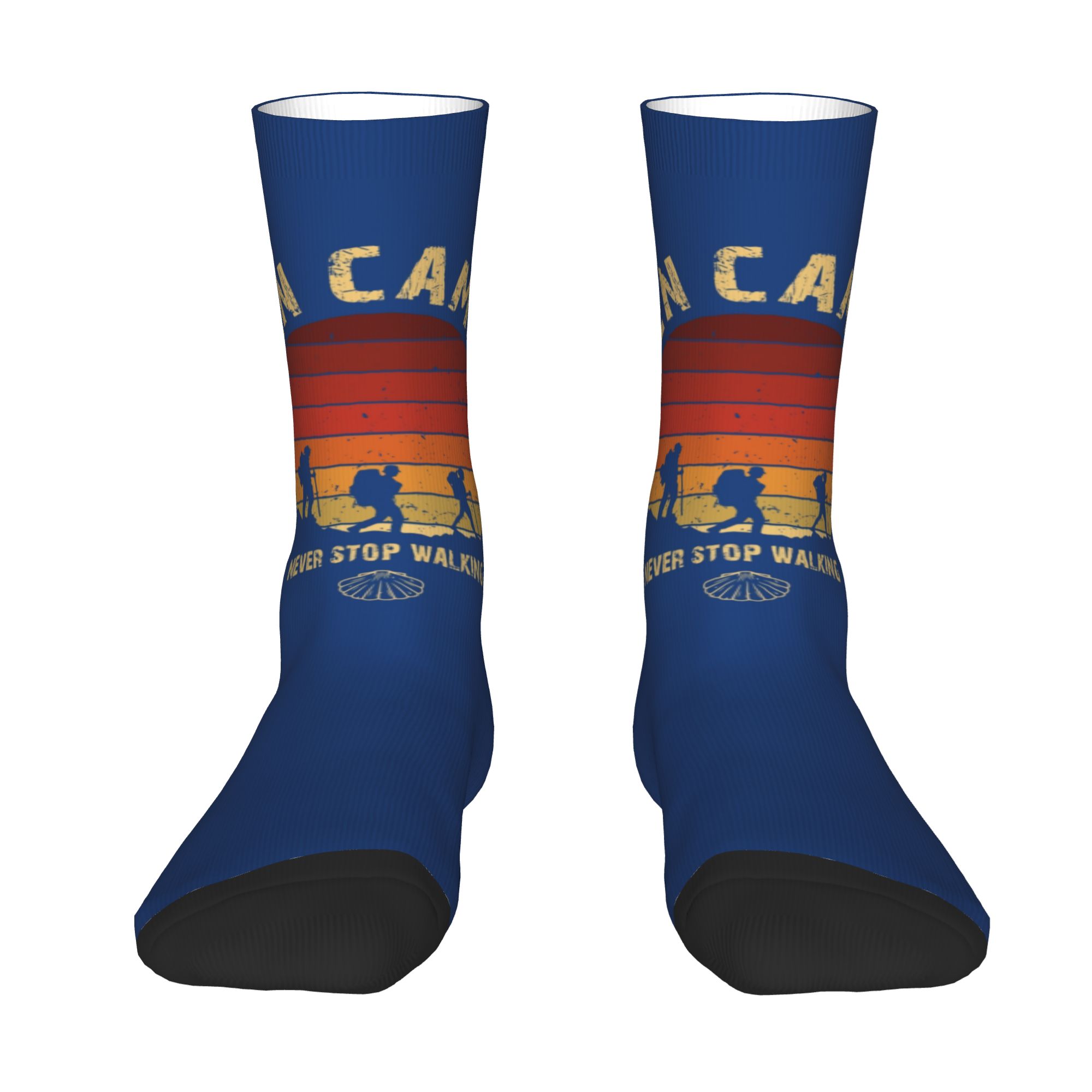 Dress Sock Men - Custom Hiking the Camino de Santiago