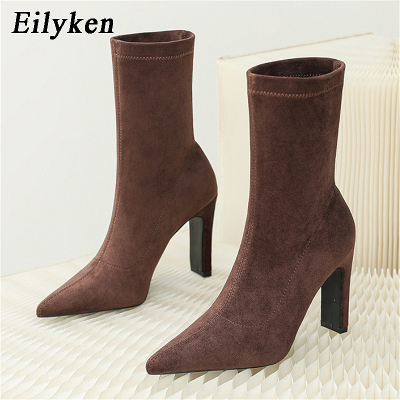 No Show Sock Women - Eilyken Winter Thick Heel Sock Flock