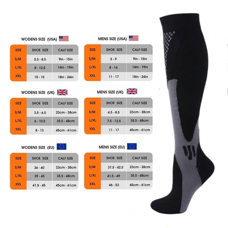 Size S-XXL 3 Pairs Pack/Socks  - Compression Sock Medical review and price