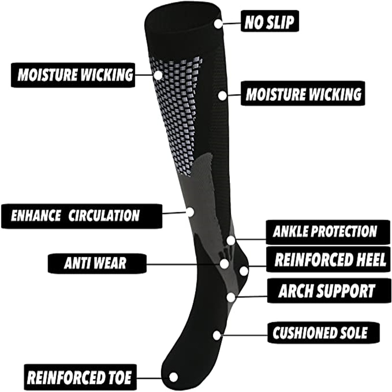 Size S-XXL 3 Pairs Pack/Socks  - Compression Sock Medical review and price