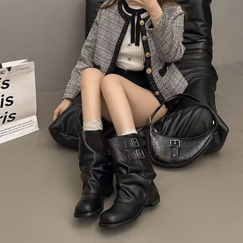 Women Black Slouchy Mid Calf B - No Show Sock Women review and price