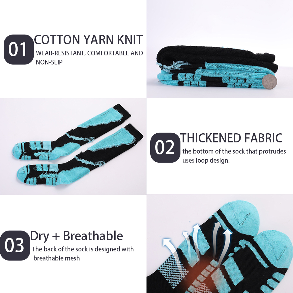 L●Mirror 2 Pairs Knee High Ski - Thermal Sock Winter review and price