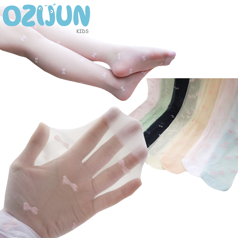 1 Pairs of Children Girl's Bow - Tights Pantyhose Sheer review and price